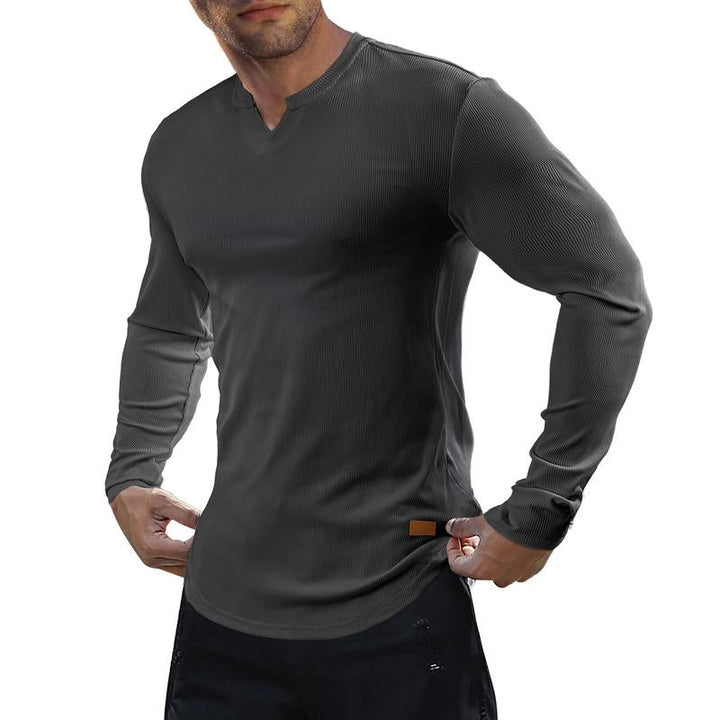 Elias | Sportowy Długi Top Ribbed