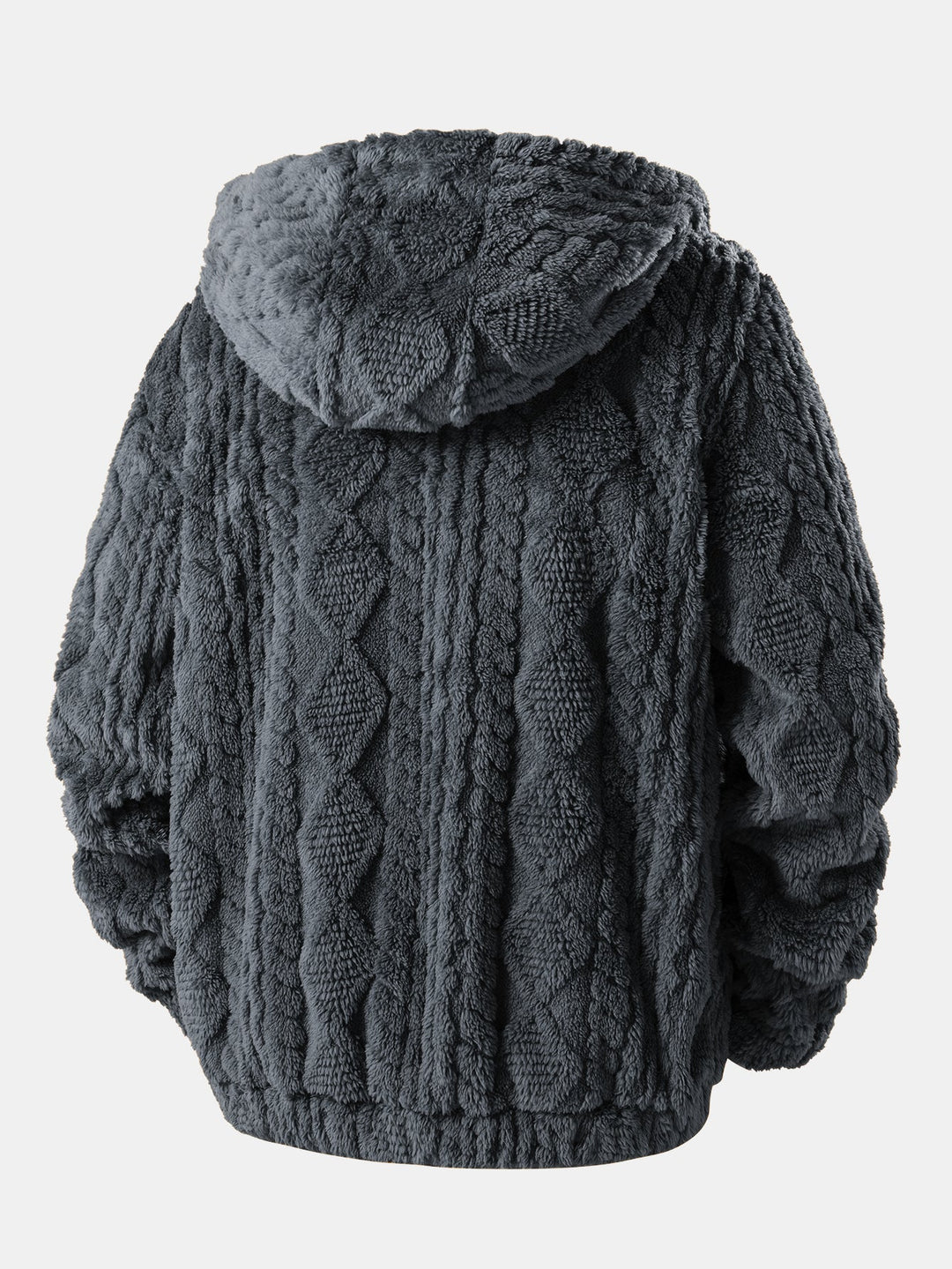 Hoodie Velinor z Żakardowym Wzorem