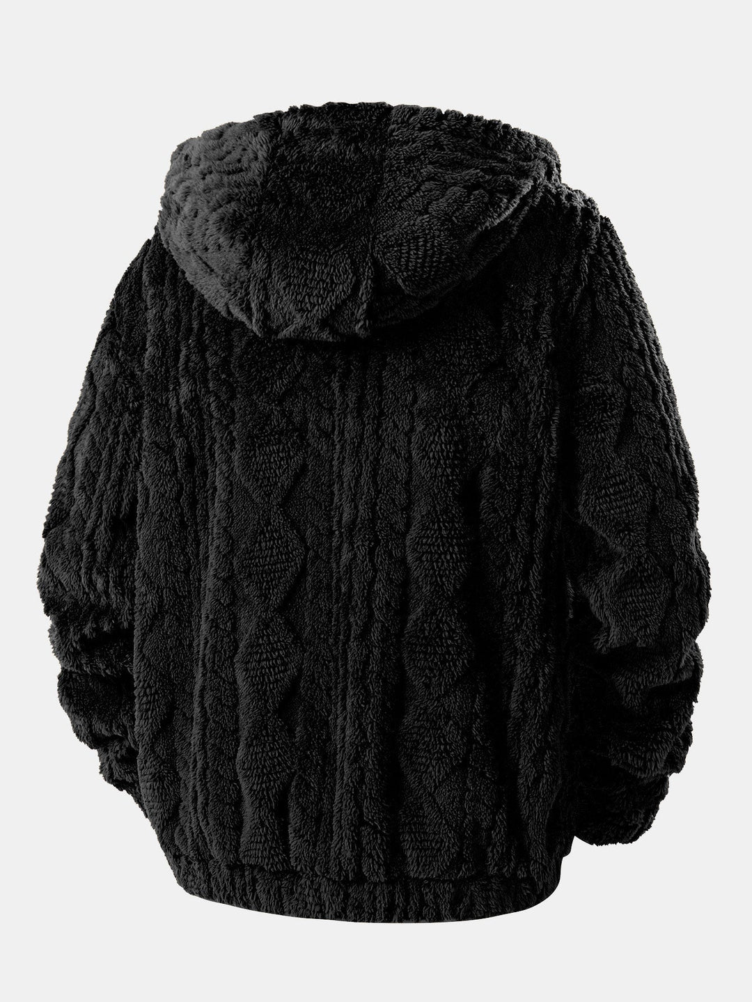 Hoodie Velinor z Żakardowym Wzorem