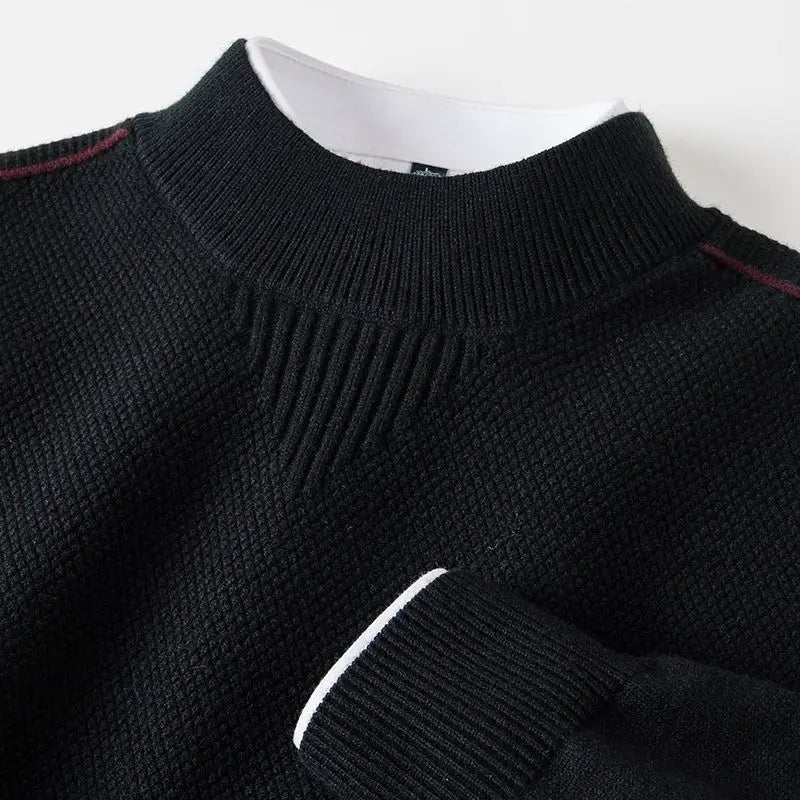 Sweter Harriden z żakardu
